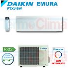 Daikin nuovo climatizzatore condizionatore mono split 9000 btuh ftxj25bwrxj25a emura 2022 a a r32 inverter 