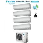 Daikin climatizzatore condizionatore quadri 12+12+12+12 perfera ftxm/n bluevolution con wifi 12000+12000+12