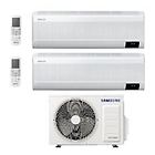 Samsung climatizzatore condizionatore dual 7+7 windfree elite da 7000+7000 btu con aj040txj gas r32 classe a