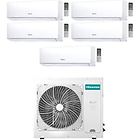 Hisense climatizzatore condizionatore penta inverter 9+9+9+12+12 new comfort 9000+9000+9000+12000+12000 btu 