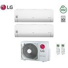 Lg climatizzatore condizionatore inverter dual 12+12 serie libero 12000+12000 btu con mu3r19 gas r32 in