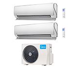 Comfee Midea Climatizzatore Condizionatore Inverter Dual Split 9+12 Midea Ultimate Comfort 9000+12000 Btu M