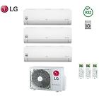 Lg climatizzatore condizionatore inverter trial 9+9+12 serie libero 9000+9000+12000 btu con mu3r19 gas 