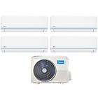 Comfee midea climatizzatore condizionatore midea quadri split inverter serie evolution 9+9+12+18 con m40b-3