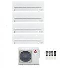 Mitsubishi climatizzatore condizionatore electric quadri 9+9+9+12 inverter msz-ap r32 9000+9000+9000+12000 btu 