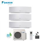 Daikin Climatizzatore Trial Split 12+12+12 Inverter Emura White R-32 Bluevolution 12000+12000+12000 Con 3mx