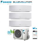 Daikin Climatizzatore Trial Split 9+9+9 Inverter Serie Emura White Wi-fi R-32 Bluevolution 9000+9000+9000 C