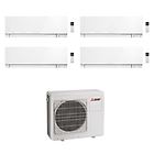 Mitsubishi climatizzatore electric quadri split 9+9+9+9 inverter kirigamine zen 9000+9000+9000+9000 btu con mxz