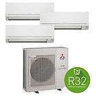 Mitsubishi condizionatore multisplit 9000 + 9000 + 9000 btu r32