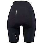 Q365 q36.5 half short pantaloni corti bici donna black s