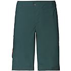 Vaude ledro pantaloncino bici mtb uomo green/red m