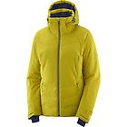 Salomon icepuff giacca da sci donna yellow l