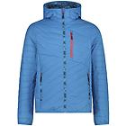 Cmp m fix hood giacca trekking uomo light blue/red 46